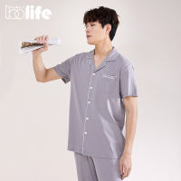 Gifts Factory Outlet 2023 Milan New Tiansi MenS Furnishing Skin -Friendly Pajamas Summer Set Home