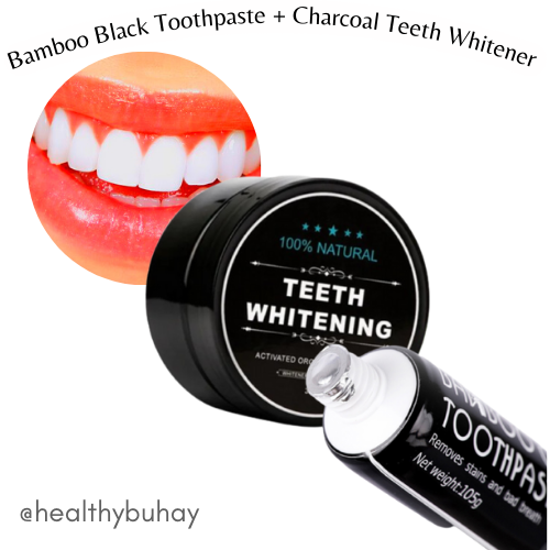 Bamboo Charcoal Toothpaste + Bamboo Charcoal Whitening Powder The Power