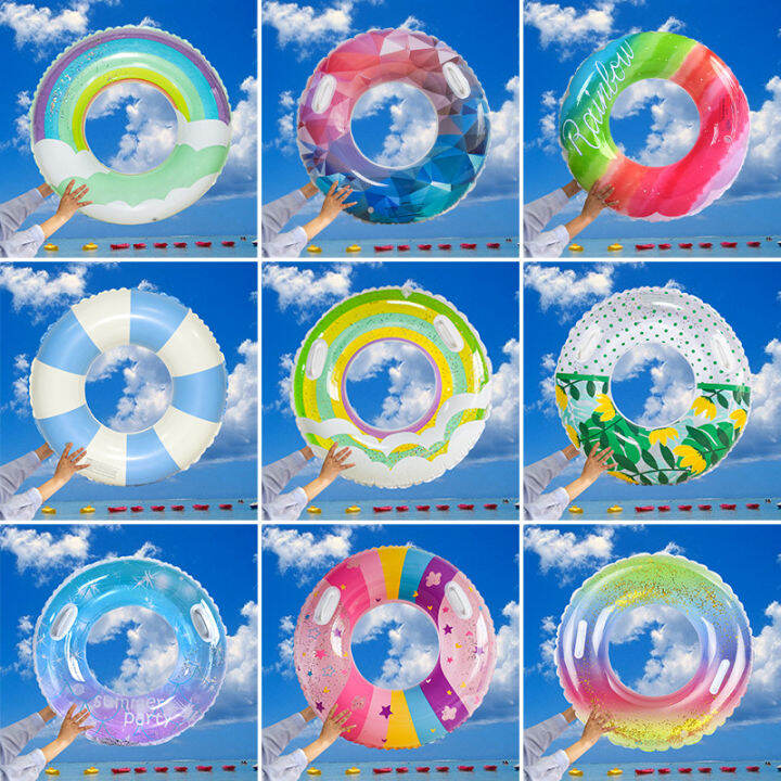Swimming Rings for Kids Adults Funny Inflatable Pool Floats Lazada PH