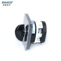 ‘；【=- ZHUCO SZL9-32/1 1-0-2 32A Three Positon Four Screws Silver Contact Electric Selector Universal Changeover Cam Switch