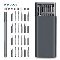 KINDLOV 25 In 1 Magnetic Screwdriver Set Precision Phillips Torx Screw Driver Bits Dismountable For Phone PC Repair Hand Tools