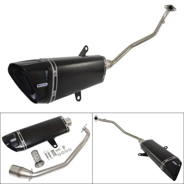 default Motorcycle Stainless Steel System Modified Exhaust Headers Tip