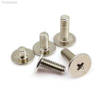 ❃  25pcs M2 M2.5 M3 M4 Phillips Ultrathin Thin Flat Extra Size Big Large Head Bolt Screw for Laptop Notebook Fix Repair Computer G