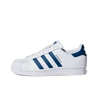 originals Superstar Low-Cut Anti-Skidboard Shoes White Blue