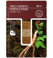 [กล่อง10ชิ้น] SNP WILD GINSENG ESSENCE MASK แผ่นมาส์กหน้า มอบคุณค่าแห่งสารอาหารสู่ผิวที่แห้งกร้านและหมองคล้ำ และดูแลผิวให้กระชับและเนียมนุ่ม