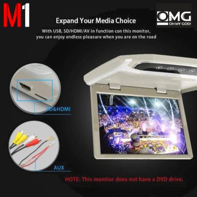 ทีวีเพดานติดรถยนต์ MICHIGA M1 10.5 TV ขนาดจอ 10.5 นิ้ว ราคา 3300บาท
