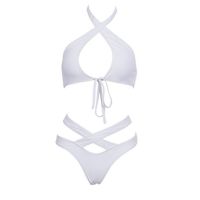 y Women Push-up Padded Bandage Bikini Set