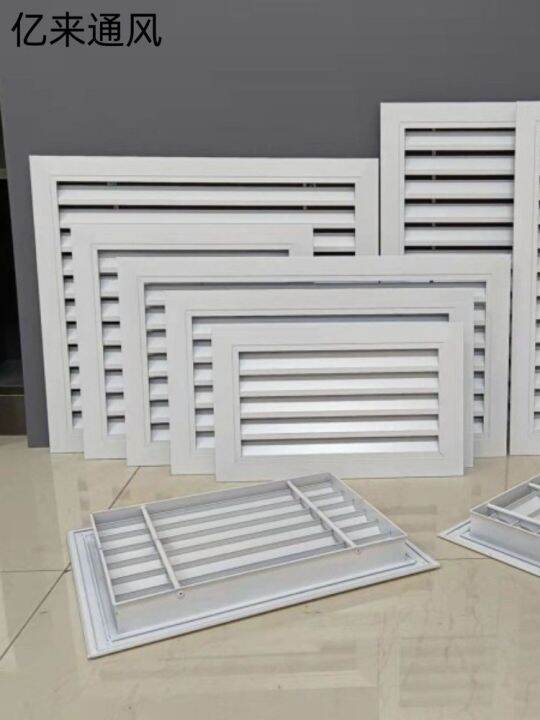 Aluminum alloy louver vent air conditioning tuyere fixed door louver ...