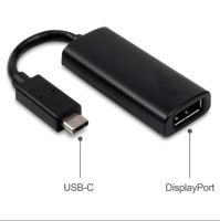 F อแดปเตอร์ USB Type C ไป DisplayPort ตัวเมีย / Type C To DP 4K Male 60Hz ยาว 0.2 ม.สีดำ