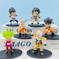 ! ดราก้อนบอล 3 รุ่น Blind Hands Wukong Vegeta Super Saiyan ของเล่นเด็กตุ๊กตาตกแต่งเค้ก