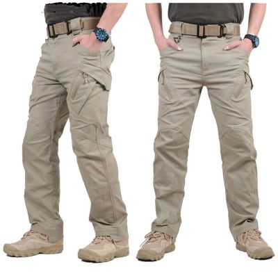 IX9 II ผู้ชาย Militar ยุทธวิธีกางเกงต่อสู้กางเกง SWAT กองทัพทหารกางเกงบุรุษสินค้านอกกางเกงสบาย ๆ