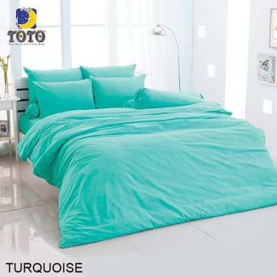 Toto ผ้านวม (ไม่รวมผ้าปูที่นอน) สีเขียวเทอร์ควอยซ์ TURQUOISE (เลือกขนาดผ้านวม) #โตโต้ ผ้าห่ม