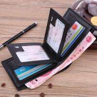 Mens Drivers License Wallet PU Short Multi-Functional Drivers License Wallet Driving License Wallet Change Card Holder Business Leather Bag 【OCT】