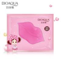 Mฺ118 BIOAQUA แผ่นมาร์ค​ปากชมพู มีคลิสตรัสคลอลาเจนและวิตตามิน บำรุงริมฝีปากให้ชุ่มชื้น