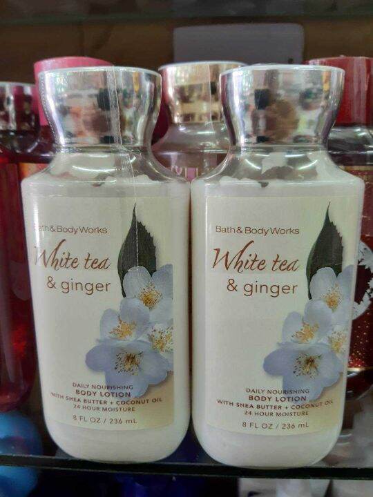 ครีมน้ำหอม Bath & Body Works White Tea and Ginger Body Cream 226g. ของ