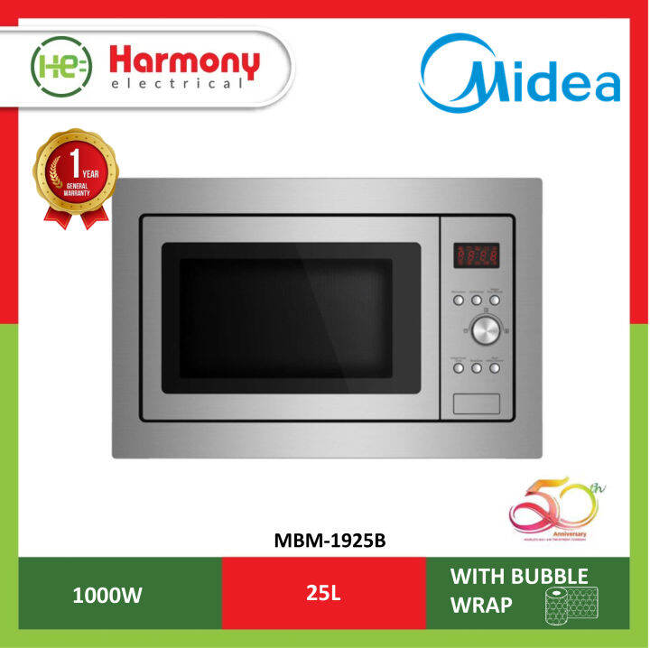 Midea Built In Microwave Oven 25L MBM1925B Lazada