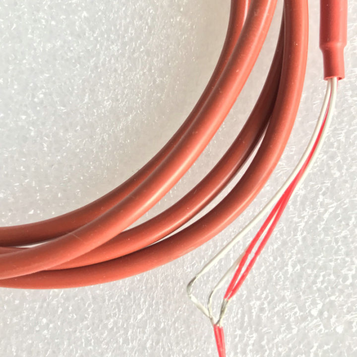 2-wire-pt1000-temperature-sensor-thermistor-silicone-gel-coated-1-5meters-probe-45mm-x-5mm-50-180-centigrade-rtds