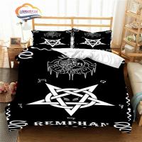 Triple Moon Goddess Simple Pentagram Digital Printing Three Piece Home Student Dormitory Quilt Cover Bed Sheet Double Bedding