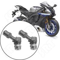 สำหรับ Yamaha YZF R6 R1 R3 R25 R125 YZF-R1 YZF-R3 YZF-R15 V3ก้านวาล์วหัวฉีดแก๊สอะแดปเตอร์วาล์วที่บิดเป็นองศา