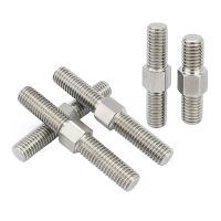 M8 Left and Right Thread Double End Thread Rod 304 Stainless Steel Positive and Negative Thread Bar Stud Bolts Screw