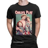 {Xiansheng clothing} เสื้อท่อนบนสำหรับผู้ชายลาย Chucky เสื้อยืดเสื้อยืดคอกลมตุ๊กตาเสื้อยืดย้อนยุคเลือดตุ๊กตาฮาราจูกุผ้าฝ้ายบริสุทธิ์เสื้อที่ไม่เหมือนใคร