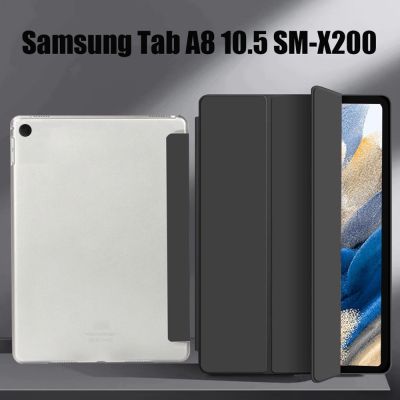 [spot goods] Casing Tablet พับสามทบสำหรับซัมซุงกาแล็กซีแท็บ A8ฝาครอบ2021สำหรับ10.5 SM-X200/ป้องกัน SM-X205