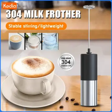 Famulei Electric Milk Frother Handheld Foam Maker for Lattes With