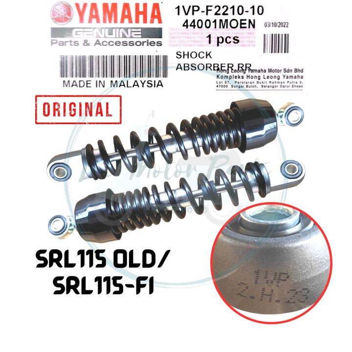 REAR SHOCK ABSORBER ORIGINAL HLY YAMAHA SRL 115FI LAGENDA 115FI 1VP REAR SUSPENSION ORIGINAL