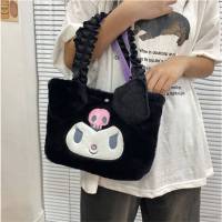 Sq3 กระเป๋าถือ กระเป๋าสะพายไหล่ ลายการ์ตูน Sanrio Kuromi Cinnamon Hello Kitty mymelody น่ารัก ความจุขนาดใหญ่ แฟชั่น