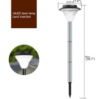 AOSONG Solar Light Contemporary Lawn Lamp LED Waterproof IP65 Outdoor Decorative For Courtyard Park Garden