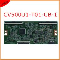 บอร์ด Tcon CV500U1-T01-CB-1สำหรับจอทีวีอุปกรณ์แผ่นเปลี่ยนการ์ด T Con T01 CV500U1 T-CON ดั้งเดิม