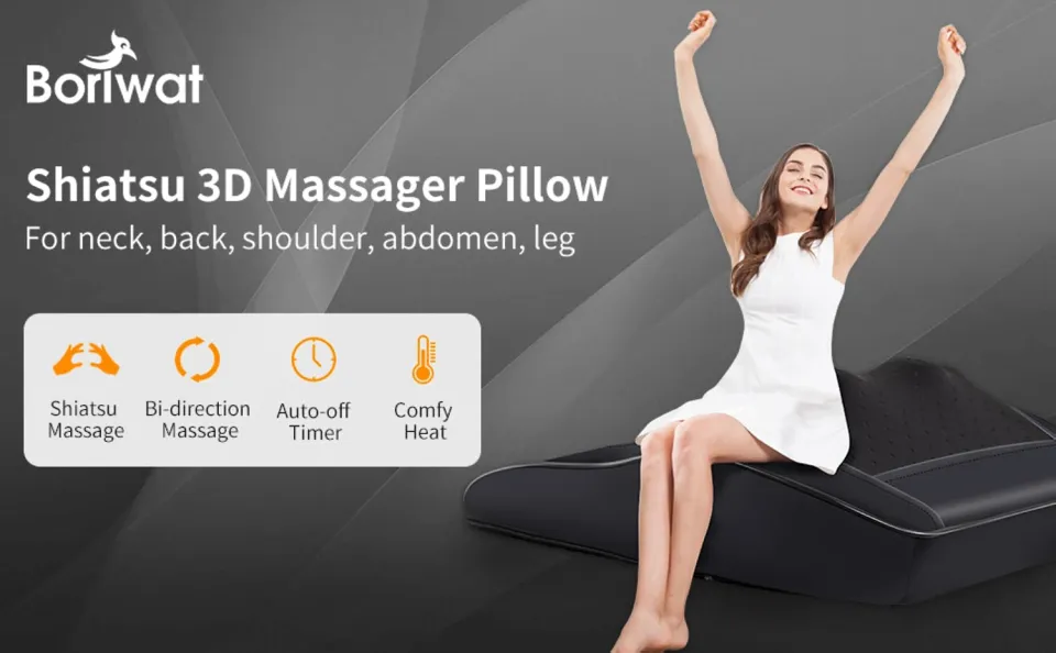 Back Massager Neck Massager with Heat, 3D Kneading Massage Pillow for Pain  Relief, Massagers for Neck and Back, Shoulder, Leg, Gifts for Men Women Mom  Dad, Stress Relax at Home Office and