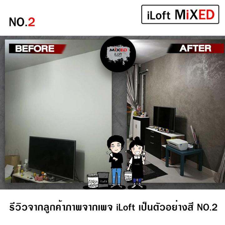 iloft-mixed-ปูนลอฟ-ปูนเปลือยขัดมัน-สูตรสำเร็จ-สี-no-3-ใช้งานง่าย-อุปกรณ์ครบในกล่องเดียว-ทาเองได้เลยไม่ต้องง้อช่าง-ปริมาณ15กก