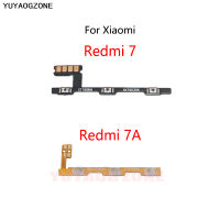 ปุ่มเปิดปิดปุ่มปรับระดับเสียงปุ่มเปิด/ปิดสายเคเบิล Flex สำหรับ Xiaomi Redmi 7 7A-hdfssaa