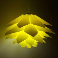 50 cm DIY Lotus Flower Lamp Shade Lotus Chandelier Lampshade Light Ceiling Lampshade Decor Indoor lighting for Hotel Bar Decor