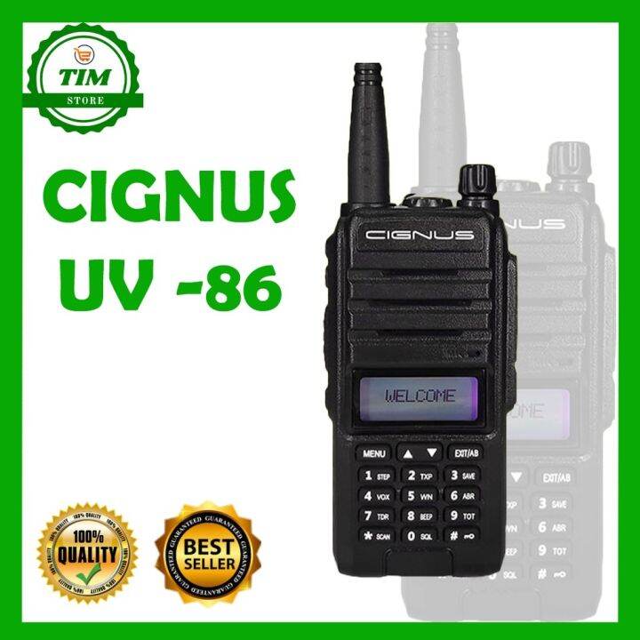 100 LEGIT Cignus UV86 Two Way Radio Dual Band NTC Approved Unit 128 UHF
