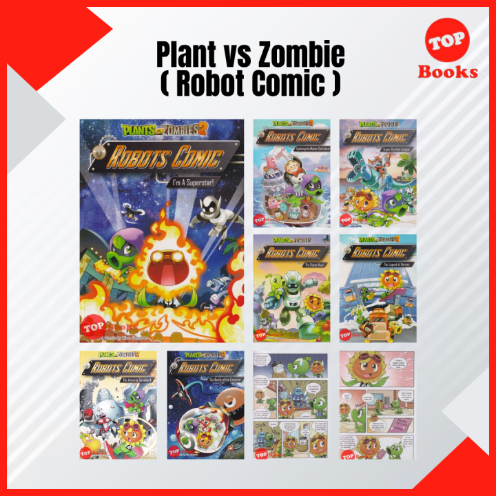 [TOPBOOKS Apple Comic] Plants vs Zombies/ Plants vs Zombies 2 Robots ...