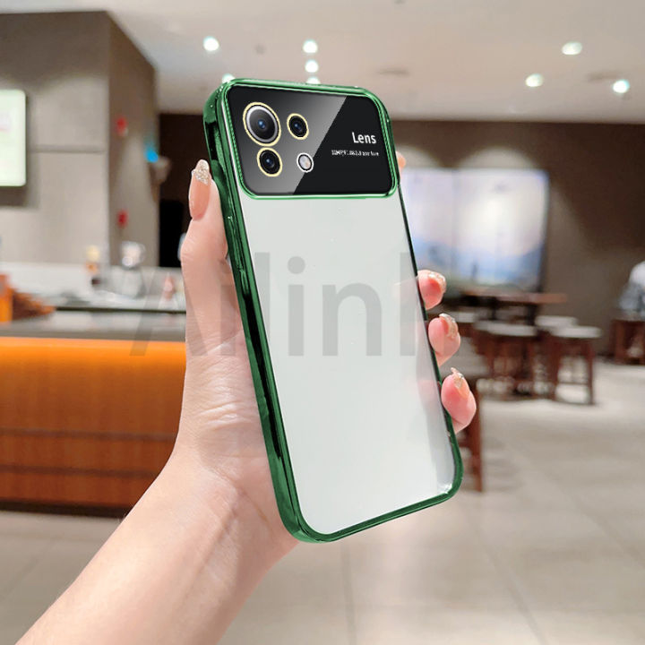 เคสโทรศัพท์ปกป้องการกระแทกหน้าต่างใหญ่ซิลิโคนนิ่มสำหรับ-xiaomi-mi-11-lite