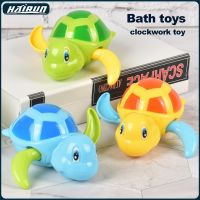 Summer Bath Toy Cute Cartoon Animal Tortoise Chain Bathing Shower Clockwork Water Toys For Baby Kid Multi-type Wind Up Tortoise