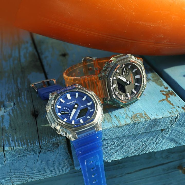 สินค้าขายดี-คาสิโอ-นาฬิกาข้อมือผู้ชาย-g-shock-รุ่น-ga-2100hc-4a-นาฬิกากีฬา-นาฬิกา-นาฬิกาข้อมือ-รับประกัน1ปี