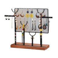 Deluxe Closet/Wardrobe Display Hanger Organizer for Jewelry &amp; Earrings with Base for Necklaces, Bracelets, Accessories