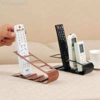 №✑◙ 4 Slots Plastic Remote Control Holder Organizer Home Appliance Desktop Phone Holder Home Sundries Rack and Storage Organiser