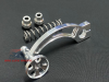 Càng thắng nhôm cnc bạc tặng kèm lò xo inox 304 gắn nhiều loại xe máy vario - ảnh sản phẩm 3