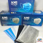 Khẩu trang y tế 4 lớp AMI chính hãng hộp 50 chiếc chống khói bụi