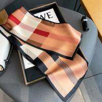 {Warm scarf}2022ใหม่หรูหราออกแบบริบบิ้นผ้าพันคอผ้าไหม17X150ซม. แถบคาดศีรษะ Neckerchief Foulard หญิงผมผ้าพันคอคอผูก Lady ผ้าพันคอผอม