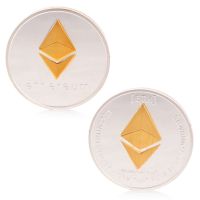 ขายดีEthereum Physical Silver Platedเหรียญที่ระลึกความท้าทายคอลเลกชันของที่ระลึก