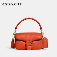 COACH กระเป๋าสะพายไหล่ผู้หญิงรุ่น Pillow Tabby Shoulder Bag 18 สีส้ม C3880 B4B4D