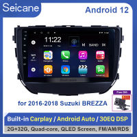 Seicane - 9 inch QLED หน้าจอสัมผัส Android 10.0 วิทยุรถยนต์ GPS โฮสต์ 2016 2017 2018 Suzuki BREZZA 2Din เล่นมัลติมีเดียสนับสนุน SWC แบ่งหน้าจอ Netflix Playstore วัด YouTube