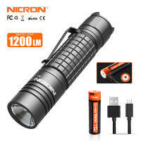 Nicron ไฟฉาย LED N8 1200lumen ความสว่างสูง แฮนด์ฟรี กันน้ํา สําหรับครัวเรือน กลางแจ้ง N8a a