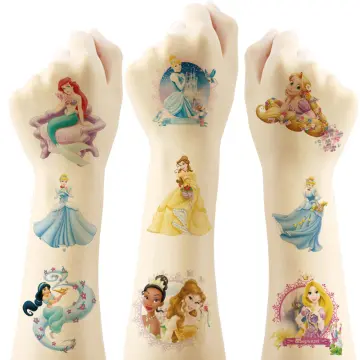 Princess Doll Barbie Waterproof For Kids Girls Temporary Tattoo –  Temporarytattoowala